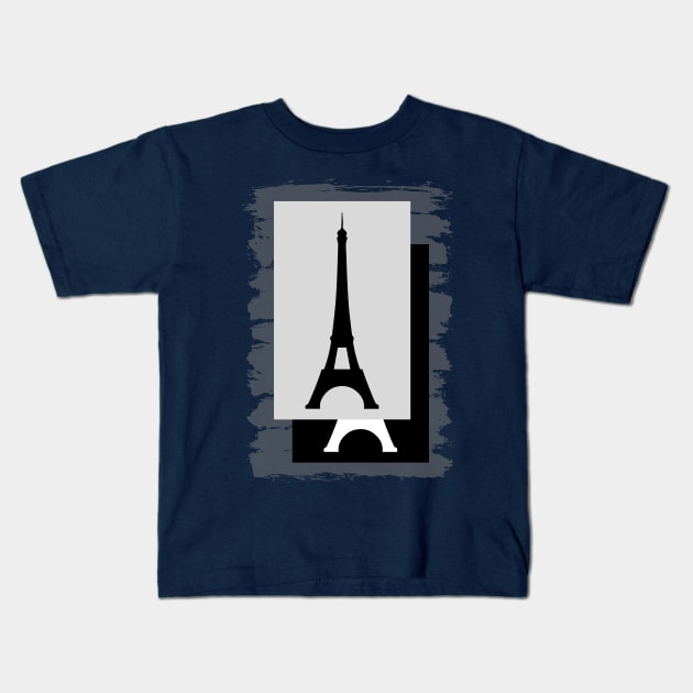 Eiffel Tower, Champ De Mars, Paris Kids T-Shirt by LegitHooligan